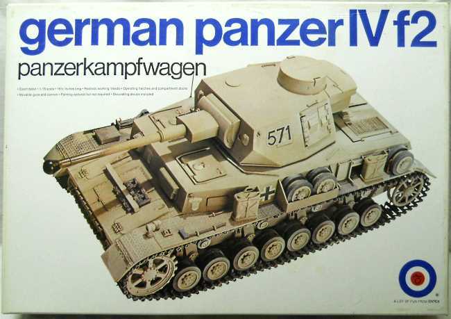 Entex 1/15 Panzerkampfwagen (Panzer) IV F2 - (ex Bandai / Imai), 8479 plastic model kit